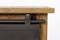 HSM Collection-Tv Meubel Blackburn 2 Deur 4 La-150x40x56,5-Naturel/Zwart-Teak/Metaal