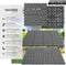 tectake® Tegulas - Terrastegels - Weerbestendig WPC - Houtlook - Antislip - Set van 22 (22 stuks)