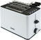 Bourgini Tosti Toaster - Broodrooster met extra brede sleuf 3,6 cm - Instelbare bruiningsstand - Wit
