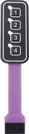 APEM AC3559ILL Folietoetsenbord Keypad matrix 1 x 4 1 stuk(s)
