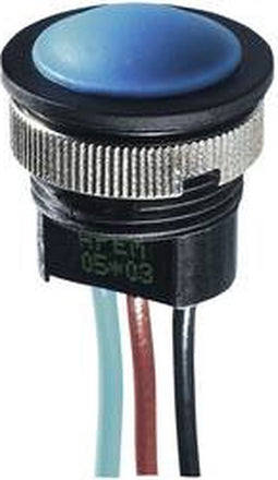 APEM IAR3F1200 IAR3F1200 Druktoets 24 V/DC 2 A 1x uit/(aan) Moment IP67 (front) 1 stuk(s)
