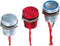 APEM PBAR1AF0000A0B Piëzotoets 24 V DC/AC 0.2 A 1x uit/(aan) Moment Blauw IP69K 1 stuk(s)