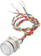 APEM PBAR1AF0000A0B Piëzotoets 24 V DC/AC 0.2 A 1x uit/(aan) Moment Blauw IP69K 1 stuk(s)
