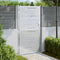 vidaXL - Tuinpoort - 100x200 - cm - roestvrij - staal