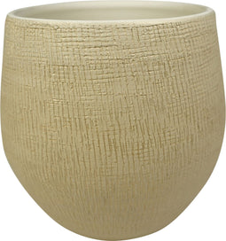Ter Steege Plantenpot - moderne look - beige - 31 x 28 cm - bloempot