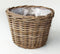 Pot d35h25cm antiek grijs