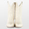 POSH by Poelman JUUL - Dames Cowboylaarzen - Ritssluiting 7 cm hak - Off White