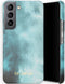 Selencia Hoesje Geschikt voor Samsung Galaxy S22 Hoesje - Selencia Maya Fashion Backcover - blauw