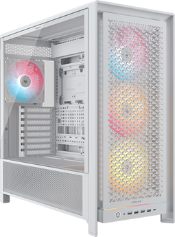 Corsair FRAME 5000D - Tower Behuizing - Hoge Airflow - Wit