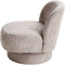 AYLO - Fauteuil - Beige - Bouclé
