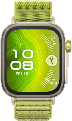 Huawei Watch Fit 4 Pro - Smartwatch - Saffierglas Titanium - Zilver Groen