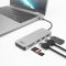 ACT AC7050 - USB-C Hub - 3x USB-A - Kaartlezer - PD Pass-Through - Grijs