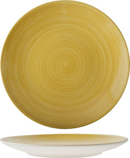 Cosy&Trendy Turbo Yellow Plat Bord - Ø 27 cm - Set-6