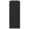 vidaXL - Dressoir - Zwart - Eiken - 102x33x75 - cm - Bewerkt - Hout