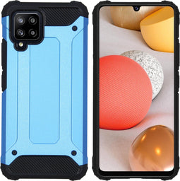 imoshion Hoesje - Geschikt voor Samsung Galaxy A42 - Rugged Xtreme Backcover - Lichtblauw