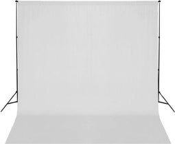 vidaXL - Achtergrondsysteem - 600x300 - cm - wit