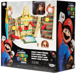 Jakks Pacific Set da Gioco Super Mario Movie Donkey Kong Arena con Personaggi da 4cm