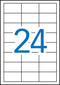 Apli afneembare witte etiketten formaat 646 x 338 mm (b x h) 2.400 stuks 24 per blad (3056)