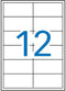 Apli afneembare witte etiketten formaat 97 x 424 mm (b x h) 1.200 stuks 12 per blad (3057)