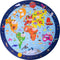 APLI Kids Ronde Puzzel Wereldkaart