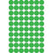 Apli - ronde etiketten in etui diameter 19 mm, groen, 560 stuks, 70 per blad