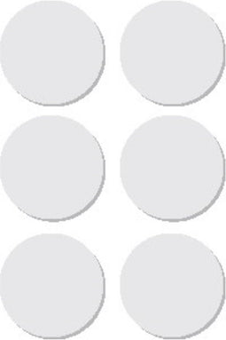 Apli ronde etiketten in etui diameter 32 mm, wit, 36 stuks, 6 per blad (2665)