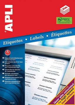 Apli witte etiketten formaat 105 x 148 mm (b x h) 1.000 stuks 4 per blad (2528)
