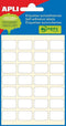 Apli witte etiketten ft 12 x 18 mm (b x h), 168 stuks, 28 per blad (2670)