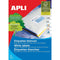Apli - witte etiketten ft 97 x 42,4 mm (b x h), 1.200 stuks, 12 per blad (1288)
