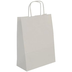 Apli - witte kraft draagtassen, 50 stuks
