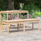 vidaXL - Tuinbank - 2-zits - 159,5x44x45 - cm - massief - grenenhout