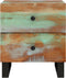 vidaXL - Nachtkastjes - 2 - st - 40x33x46 - cm - massief - gerecycled - hout