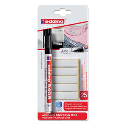 Edding - Viltstift edding 8408 wasgoed rond 1mm zwart | 10 stuks