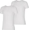 Apollo T-shirts Round Neck Heren Biokatoen Wit 2 Stuks Maat Xl