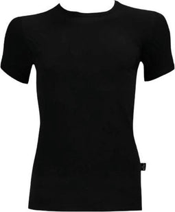 Apollo T-shirts Round Neck Heren Biokatoen Zwart 2 Stuks Maat S