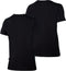 Apollo T-shirts Round Neck Heren Biokatoen Zwart 2 Stuks Maat Xl