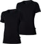 Apollo T-shirts Round Neck Heren Biokatoen Zwart 2 Stuks Maat Xxl