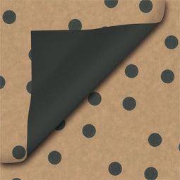 Apparaatrol Special Wrap kraft zwarte bol 200mx30cm