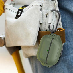 Apple AirPods Pro 1 Hoesje - Catalyst - Total Protection Serie - Hard Kunststof Hoesje - Groen - Hoesje Geschikt Voor Apple AirPods Pro 1