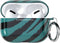 Apple AirPods Pro 1 Hoesje - Richmond & Finch - Freedom Serie - Hard Kunststof Hoesje - Zwart / Groen - Hoesje Geschikt Voor Apple AirPods Pro 1