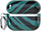 Apple AirPods Pro 1 Hoesje - Richmond & Finch - Freedom Serie - Hard Kunststof Hoesje - Zwart / Groen - Hoesje Geschikt Voor Apple AirPods Pro 1