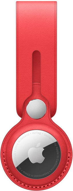Apple AirTag hanger - Leer - Rood