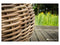 Apple Bee Cocoon Loungebank - Duurzaam - Weerbestendig - Aluminium-rattan mix