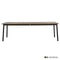 Apple Bee Milou Tuintafel Black - 240x100 cm