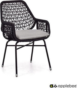 Apple Bee Zara Tuinstoel - Black