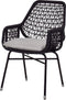 Apple Bee Zara Tuinstoel - Black