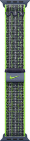 Apple Bright Green/Blue Nike Sport Loop - 41mm