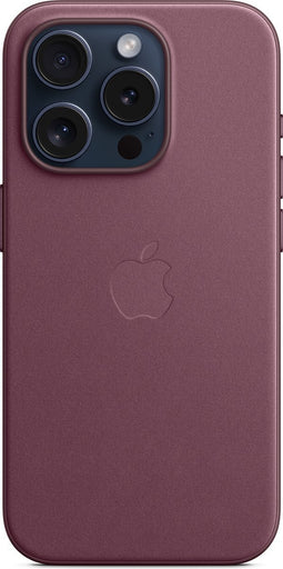 Apple FineWoven Case with MagSafe geschikt voor iPhone 15 Pro - Mulberry