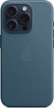 Apple FineWoven Case with MagSafe voor iPhone 15 Pro - Pacific Blue