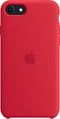 Apple hoesje geschikt voor Apple iPhone 7/8/SE (2020)/SE (2022) - Siliconen Back Cover - Rood